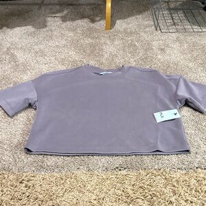 Stylish Purple Crop Top